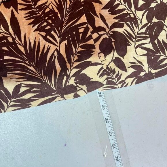 MNG Mango NWT Women’s Tropical Linen Blend Boyfriend Blazer Longline Brown XS - Picture 8 of 11